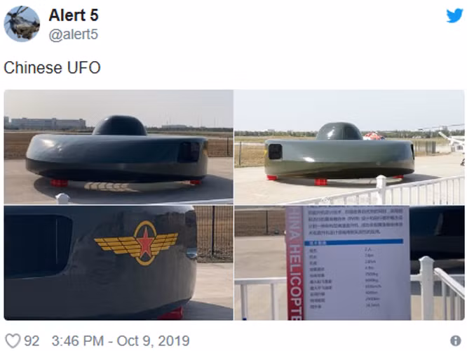 Ngoài ra, cơ quan truyền thông Nga Russia Today còn nói thêm: nếu “Siêu cá Mập trắng” có thể hoạt động được trên bầu trời, điều đó có nghĩa là các nhà thiết kế máy bay trực thăng Trung Quốc đã giải quyết một vấn đề nan giải của thế kỷ - chế tạo được một máy bay thân và cánh hỗn hợp có thể hoạt động được.