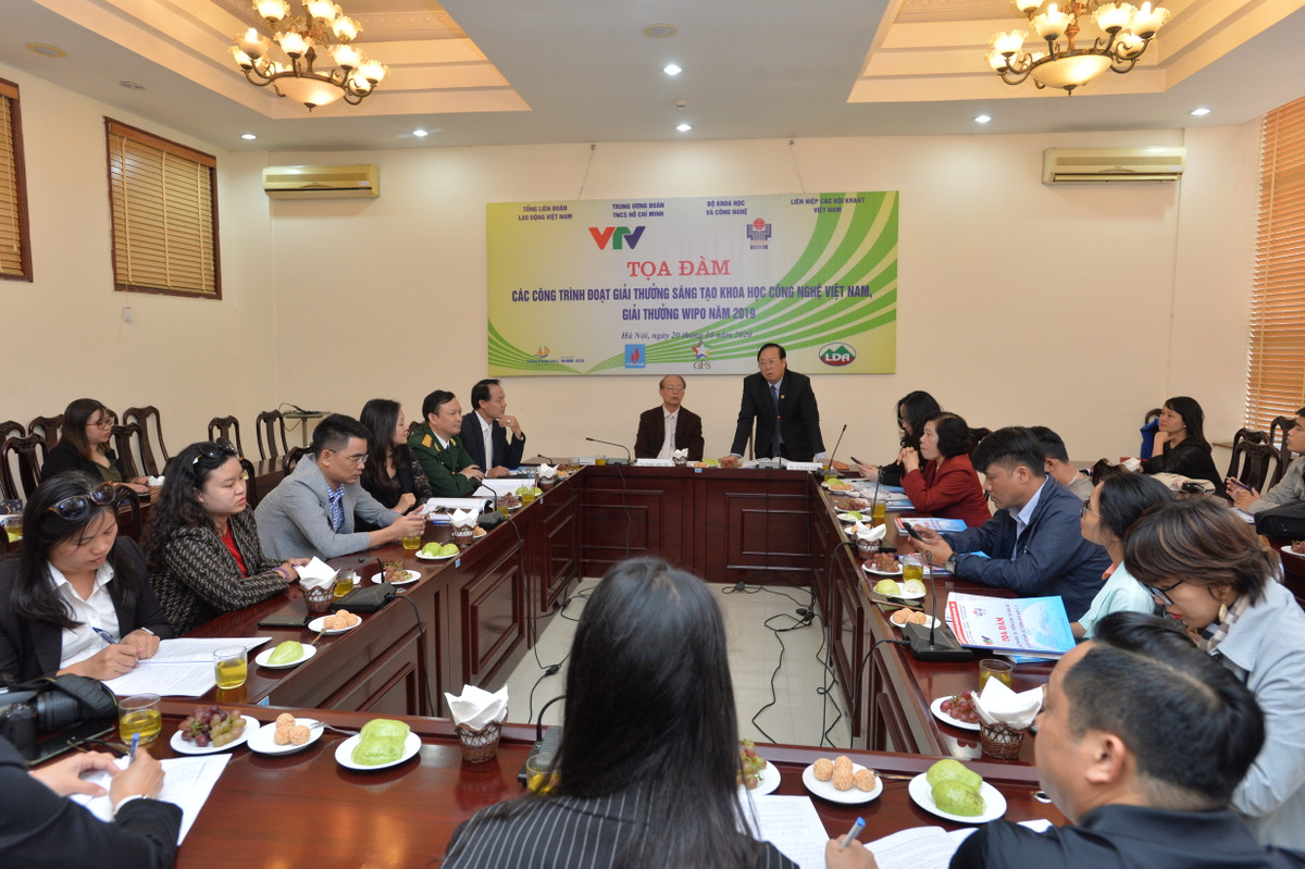 Toa dam cac cong trinh dat giai thuong sang tao Khoa hoc Cong nghe Viet Nam 2019