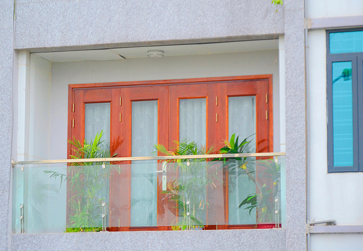 Một góc ban công tinh tế của ngôi nhà.