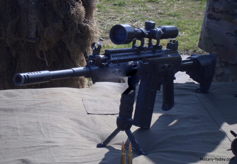 Sơ tốc đầu nòng lần lượt là 600m/s đối với ACE 31 và 680m/s đối với ACE 32, tầm bắn hiệu quả là 400m và 550m. Cả hai súng đều sử dụng chung băng đạn của AKM với cơ số đạn 30 viên. Ảnh: Military-Today.
