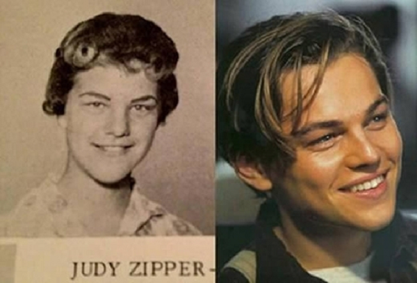 Leonardo DiCaprio thực sự rất giống người phụ nữ tên Judy Zipper sống từ những năm 1960. Một blogger đã tình cờ phát hiện ra điều thú vị này.