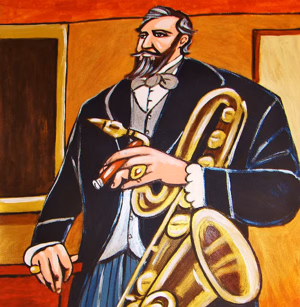 Trong một lần đi bát bộ trên phố, một mảnh đá khá to trên mái nhà bỗng dưng rơi trúng đầu Sax và khiến ông mê man bất tỉnh một thời gian dài... Để rồi một sáng đẹp trời, bỗng dưng Sax bật dậy và hét lớn: "Tôi vẫn sống!".