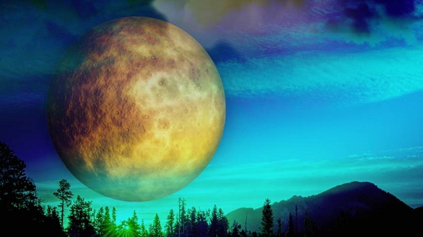 Các hành tinh đá quá lớn (hơn 6 lần khối lượng Trái Đất) và các hành tinh bằng hoặc lớn hơn Trái Đất sẽ tạo ra các đĩa bay hơi hoàn toàn, nơi các hạt trăng đang phát triển chịu lực kéo khí quá mạnh và rơi ngược về hành tinh mẹ, do đó những thứ còn lại không đủ để tạo nên một mặt trăng lớn.