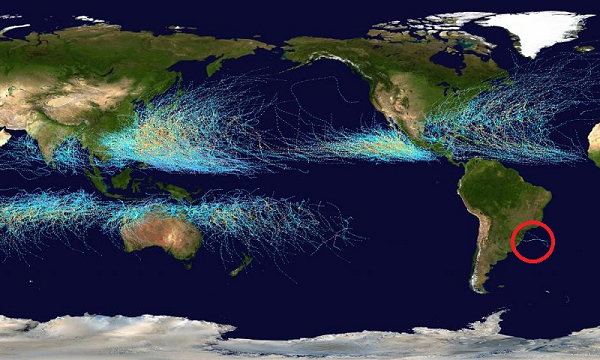 Được mệnh danh là "Tam giác quỷ Bermuda không gian", "Vùng dị thường nam Đại Tây Dương" (South Atlantic Anomaly – SAA) là một trong những khu vực bức xạ nguy hiểm nhất đối với các chuyến bay vũ trụ của con người.