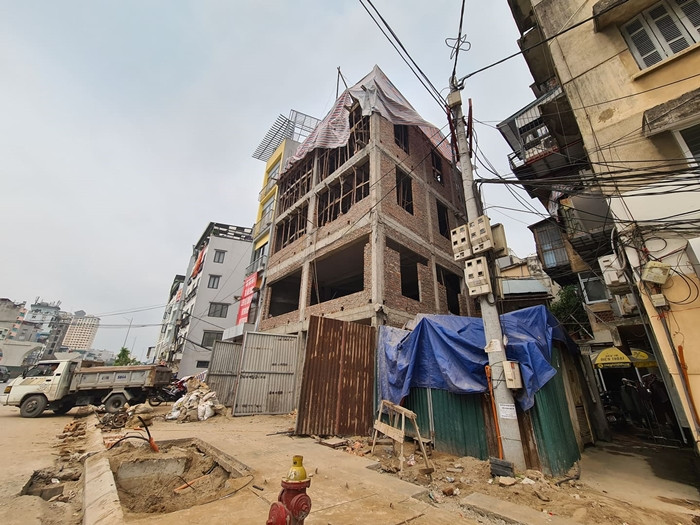 Cong trinh 189 Minh Khai vi pham TTXD “moc” tren duong vanh dai 2