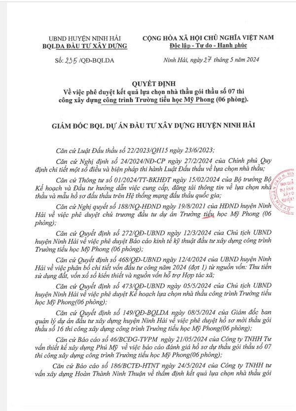 Ninh Thuận: Công ty Thuận Phát và những gói thầu “một mình một ngựa” - Hình 2 Ninh Thuan: Cong ty Thuan Phat va nhung goi thau “mot minh mot ngua”-Hinh-2