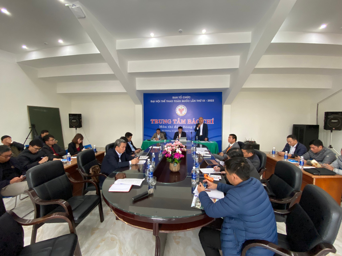 Hai Duong dang cai mon bong ban Dai hoi The thao toan quoc lan thu IX