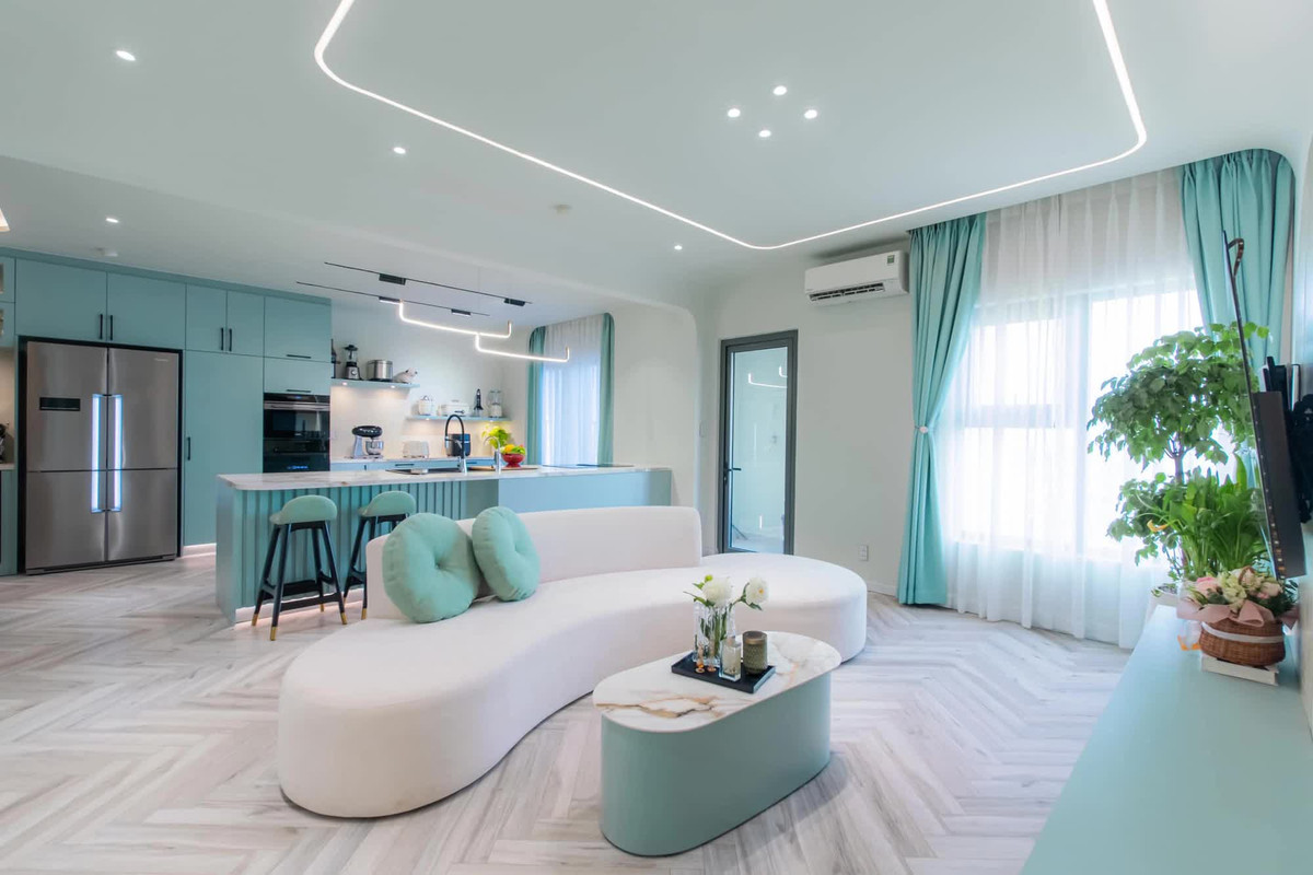 Ngắm căn hộ mới mua rộng 120m2 của doanh nhân 9X Đào Lan Phương Ngam can ho moi mua rong 120m2 cua doanh nhan 9X Dao Lan Phuong