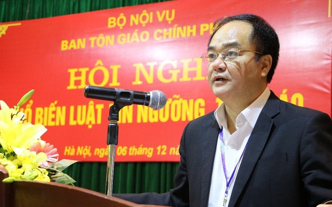 Ông Vũ Chiến Thắng, Thứ trưởng Bộ Nội vụ;