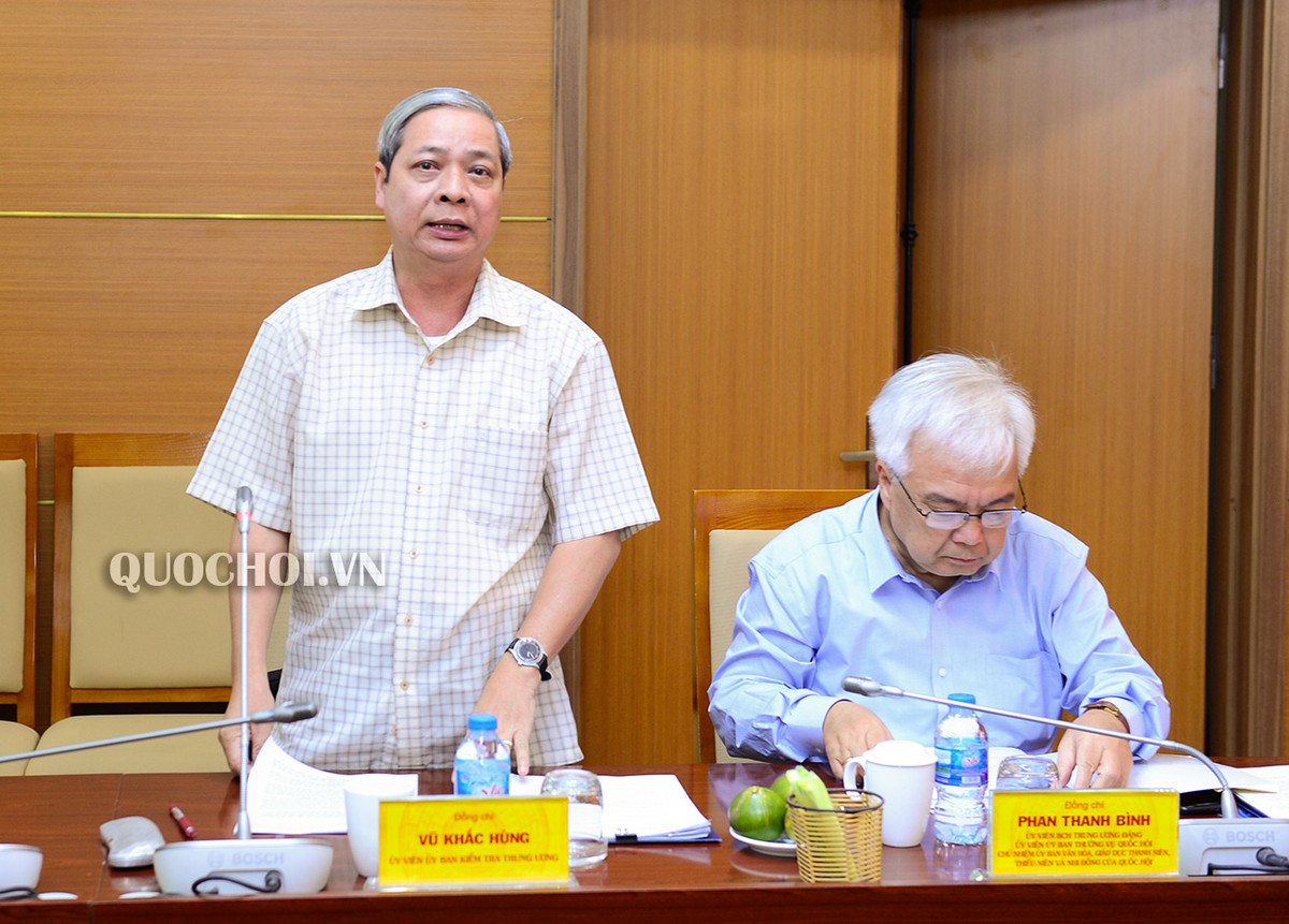 Ông Vũ Khắc Hùng, Ủy viên Ủy ban Kiểm tra Trung ương;