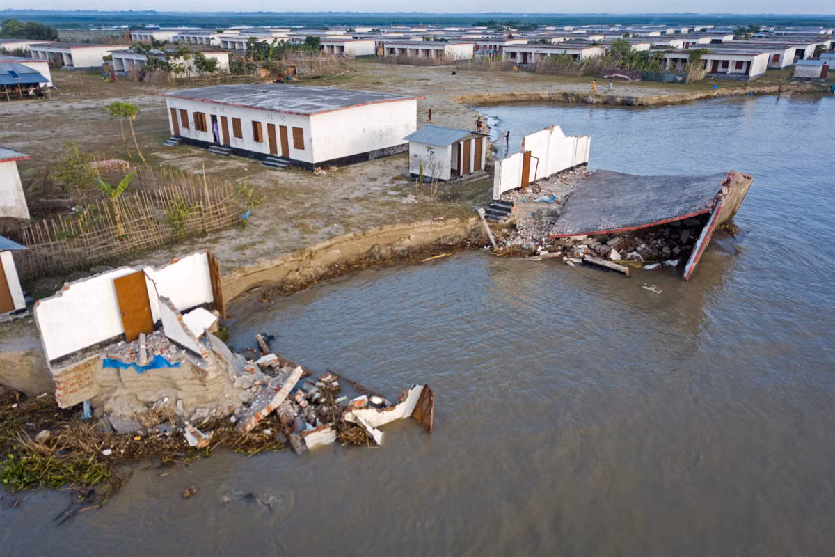 Mực nước biển dự kiến sẽ tăng từ 0,4 tới 1,5 mét ở bờ biển Bangladesh vào năm 2100.