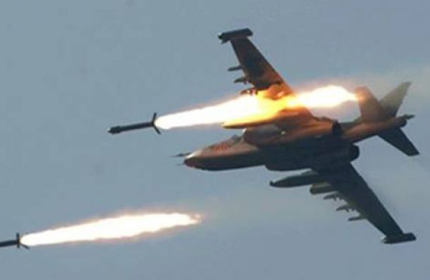 Trong diễn biến khác trên chiến trường Syria, Không quân nước này đã nối lại các cuộc oanh kích nhằm vào thành trì của phiến quân ở Kabani, tỉnh Latakia, cuối tuần qua. Ảnh: AM.