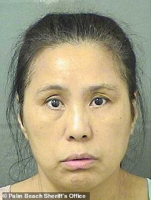 Thẩm phán ấn định mức tiền bảo lãnh để được tại ngoại của Jing Lu là 2.000 USD, nhưng yêu cầu tiếp tục giam giữ người phụ nữ này, vì visa tại Mỹ của Lu đã hết hạn. Lu cũng bị yêu cầu tránh xa khu nghỉ dưỡng Mar-a-Lago. Ảnh: Daily Mail.