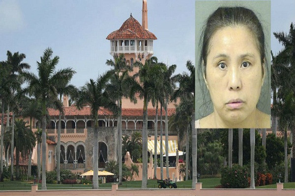 Theo Daily Mail, Jing Lu, 56 tuổi, đã bị các nhân viên an ninh phát hiện ở lối vào chính của khu nghỉ dưỡng Mar-a-Lago thuộc sở hữu của Tổng thống Trump và yêu cầu rời đi. Tuy nhiên, người phụ nữ Trung Quốc này sau đó quay lại và chụp ảnh. Ảnh: LV.