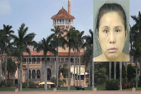 Theo Daily Mail, Jing Lu, 56 tuổi, đã bị các nhân viên an ninh phát hiện ở lối vào chính của khu nghỉ dưỡng Mar-a-Lago thuộc sở hữu của Tổng thống Trump và yêu cầu rời đi. Tuy nhiên, người phụ nữ Trung Quốc này sau đó quay lại và chụp ảnh. Ảnh: LV.