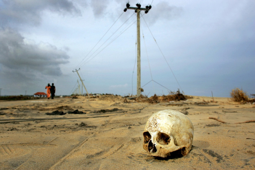 Sri Lanka là nơi chịu thiệt hại nặng nề thứ hai với khoảng 40.000 người chết.