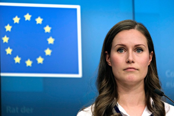 Bà Marin sẽ trở thành thủ tướng trẻ nhất lịch sử Phần Lan và cũng là vị nguyên thủ trẻ nhất thế giới khi bà nhậm chức vào những ngày tới. Ảnh: WA.