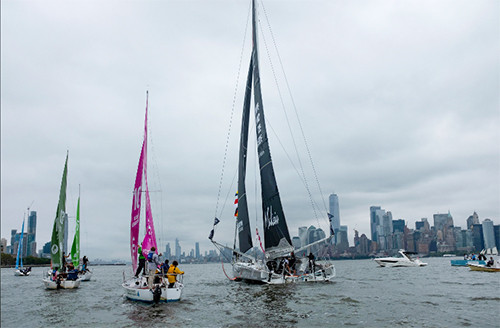 Ngày 13/11/2019, Thunberg tiếp tục đi thuyền từ Bắc Mỹ tới Tây Ban Nha để tham dự Hội nghị Liên Hợp Quốc về biến đổi khí hậu (COP25). Ảnh: AP.