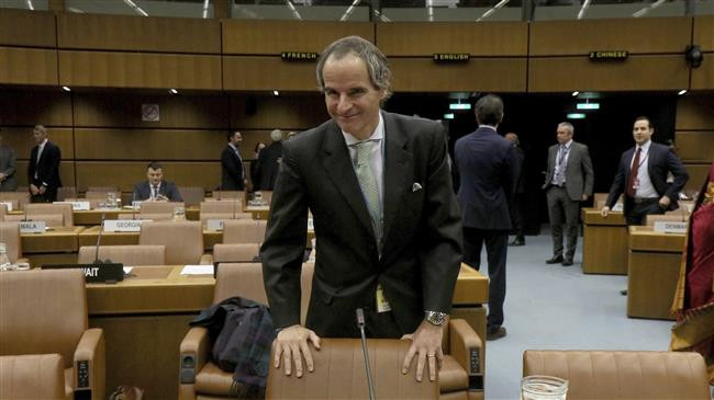 Phát biểu trong lễ nhậm chức, tân Tổng giám đốc IAEA Rafael Mariano Grossi cam kết sẽ dành ưu tiên hàng đầu cho hồ sơ hạt nhân Iran. Ảnh: PressTV.