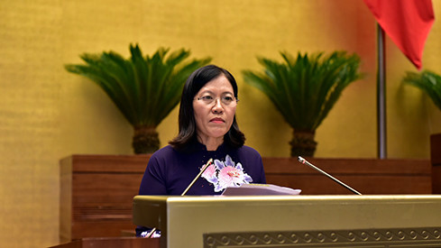 Ủy viên UBTVQH, Chủ nhiệm Ủy ban Tư pháp Lê Thị Nga. Ảnh:Đại biểu Nhân dân