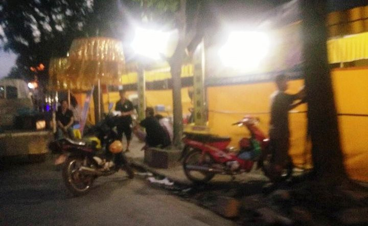 Gia đình nạn nhân đang tổ chức tang lễ.