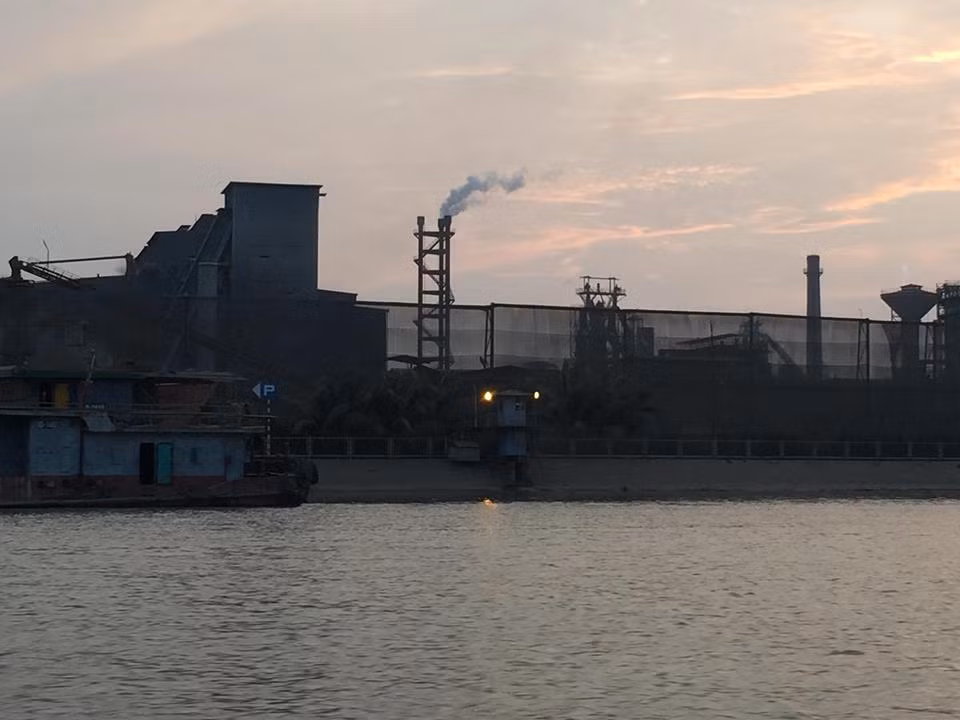 Nhà máy thép Hòa Phát nơi xảy ra vụ việc.