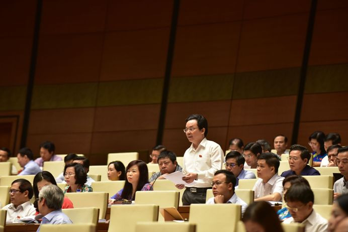 Đại biểu Hoàng Văn Cường (Hà Nội). Ảnh: VGP