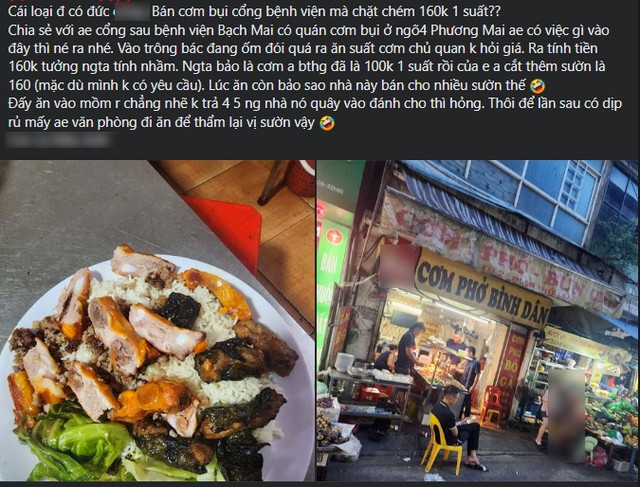 Xu phat quan com binh dan bi to “chat chem” suat com 160.000 dong