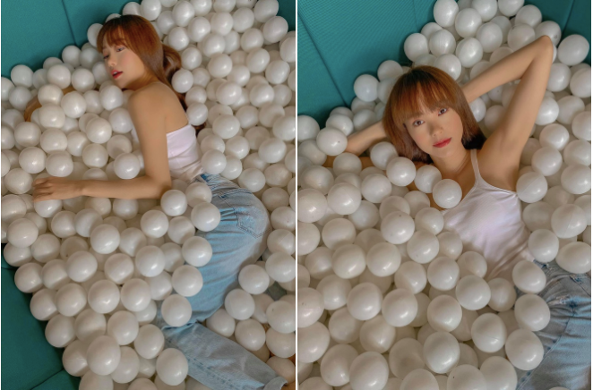 Minh Hằng từng chia sẻ không bận tâm cô mặc theo phong cách gì mà quan trọng là chính mình.