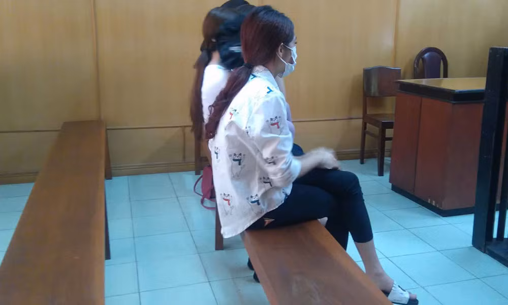 Các bị cáo tại phiên sơm thẩm