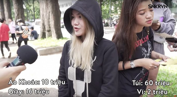 Set đồ gần trăm triệu đồng của bạn trẻ khiến cộng đồng mạng tranh cãi.