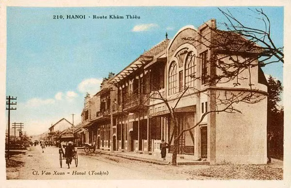 Một góc phố Khâm Thiên - nơi Lý Lệ Hà từng "buôn phấn bán hương". (Ảnh tư liệu).