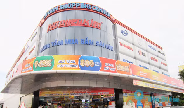 Siêu thị điện máy Nguyễn Kim tại TP HCM. Ảnh internet