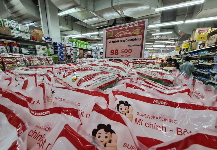 Sản phẩm mì chính được giảm giá "sốc".