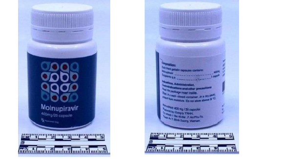 Thuốc Molnupiravir giả ở Thụy Sĩ ghi “sản xuất tại Bình Dương“ Thuoc Molnupiravir gia o Thuy Si ghi “san xuat tai Binh Duong“