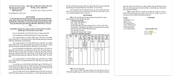 BR-VT: Lien tuc trung thau tai Xuyen Moc, nang luc Cty Tue Anh ra sao?