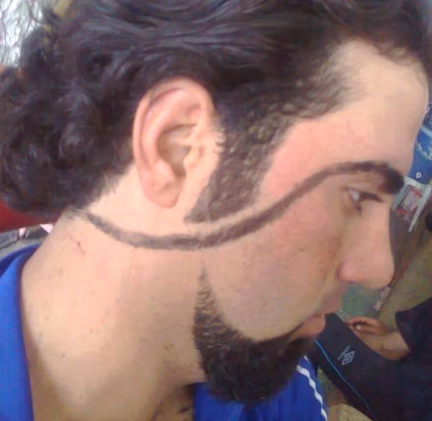 Trí tưởng tượng phong phú hơi thái quá của con người đã cho ra đời những kiểu râu thảm họa như thế này. Ảnh: Bodo.