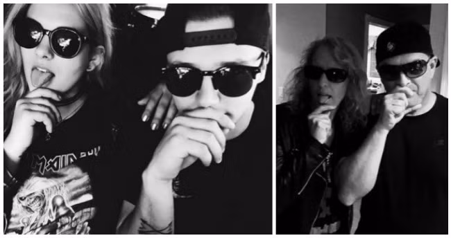 Không chỉ mất công tạo hình mà họ còn chỉnh sửa để hai bức ảnh giống nhau đến cả... tông màu. Ảnh: Brightside.