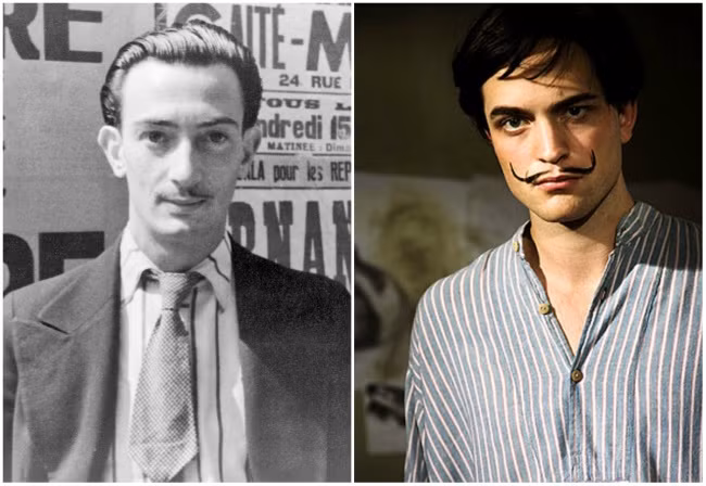 Salvador Dali, một họa sĩ, nhiếp ảnh gia, nhà văn, nhà biên kịch đại tài của Tây Ban Nha trong những thập niên 50, 60 của thế kỷ trước được đưa lên bộ phim "Tuổi trẻ của Dali" với tạo hình "sai bét". Trên thực tế đến mãi những năm 50 tuổi, ông mới bắt đầu để bộ râu kẽm độc đáo của mình nhưng trên phim lại "gắn" bộ râu đó vào hình ảnh Dali năm 20 tuổi.