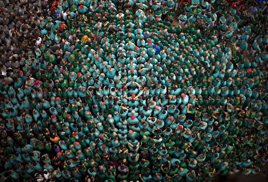  Lễ hội tháp người được tổ chức hàng năm tại Catalan, Tây Ban Nha với quy mô ngày càng được mở rộng.