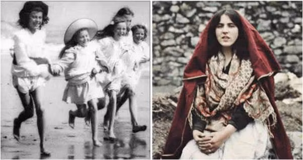 Những cô gái Ireland một phần thì ăn mặc rất hiện đại nhưng cũng có những người mang trên mình những bộ trang phục truyền thống của dân tộc. Ảnh: 9gag.