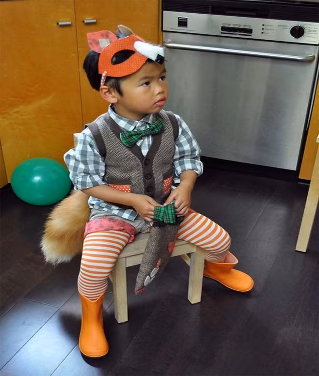 Cậu bé hóa thân thành nhân vật chính trong bộ phim "Gia đình nhà Cáo". Ảnh: Brightside.