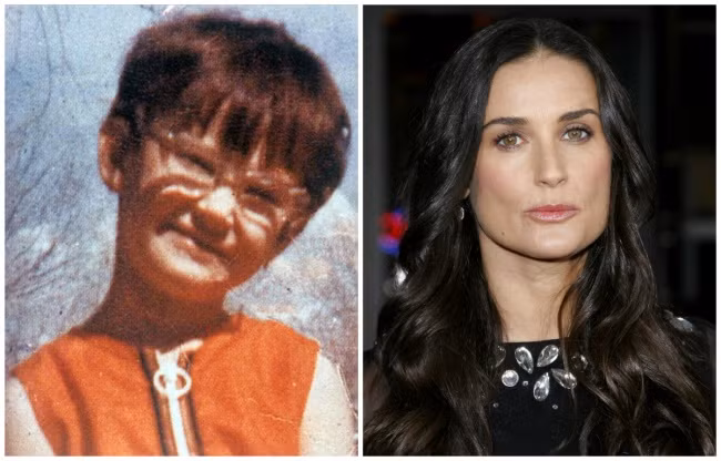 Nữ diễn viên Demi Gene Guynes người Mỹ vẫn còn lưu lại một vài điểm tương đồng khi còn nhỏ dù giờ đây cô đã bước qua tuổi 53.