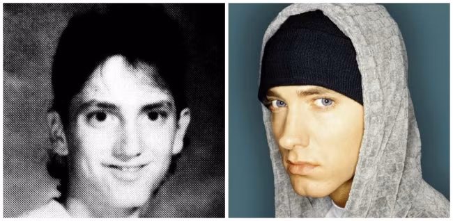 Ông hoàng Rapper Eminem không có sự khác biệt gì qua bức ảnh hồi nhỏ dù cuộc đời gian khó của anh đã bước sang trang mới từ rất lâu.