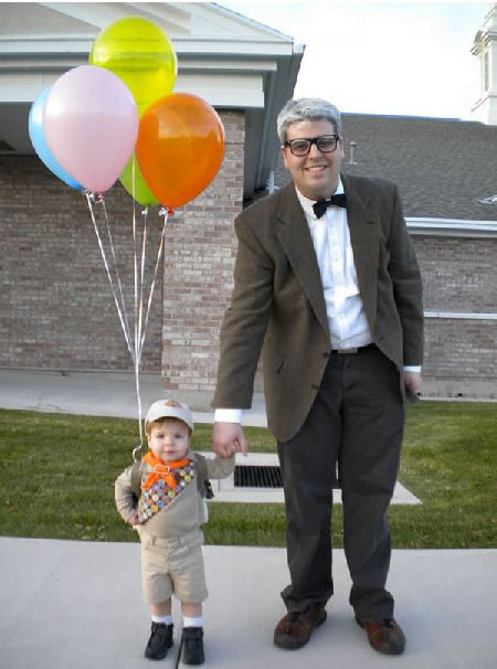 Hay như ông già và cậu bé trong bộ phim "Up".