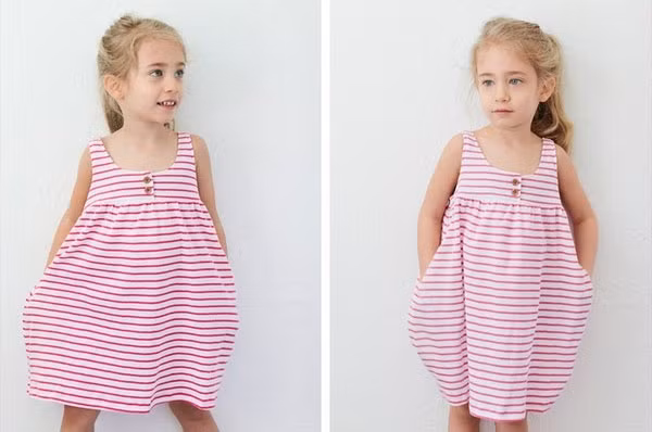  Cách diện đồ cho bé gái đẹp nhất trong ngày sinh nhật chính là những bộ váy liền như thế này. Vừa thoải mái để chạy nhảy chơi đùa với bạn bè, vừa đảm bảo tính điệu đà và đẹp cho bé cưng.
