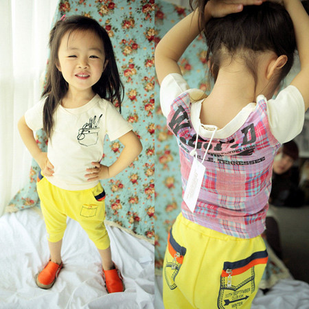 Những chiếc quần thụng rất phù hợp với các bé vẫn đang phải đóng bỉm vì phần đũng quần rộng rãi thoải mái.