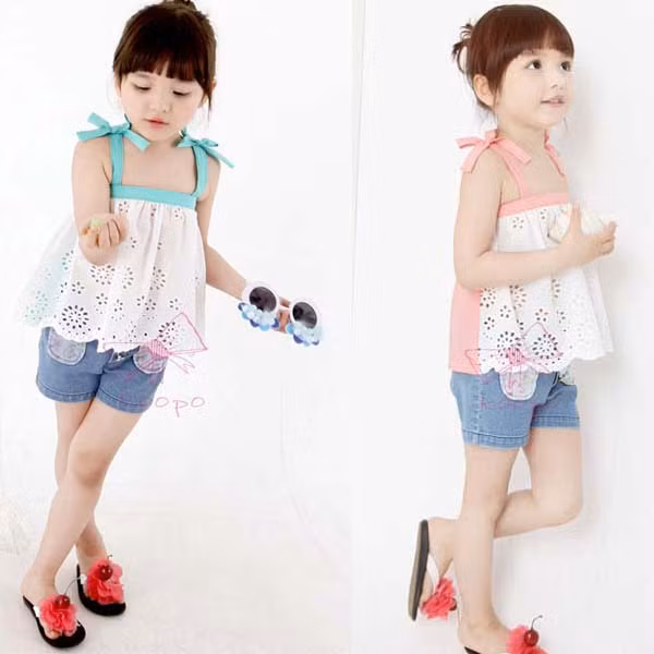 Những chiếc quần sooc sẽ phù hợp với các bé gái trong bữa tiệc sinh nhật được tổ chức tại nhà.