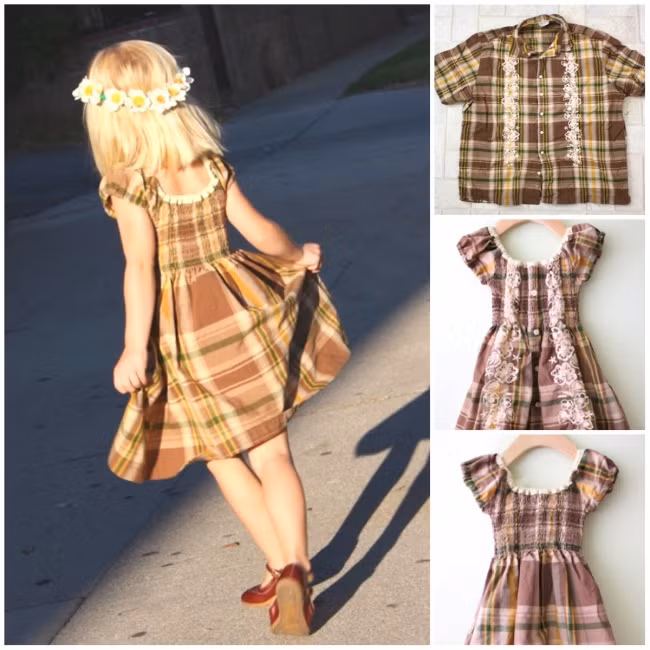 Thậm chí còn có thể biến chiếc áo sơ mi thành chiếc váy liền. Ảnh: Brightside.