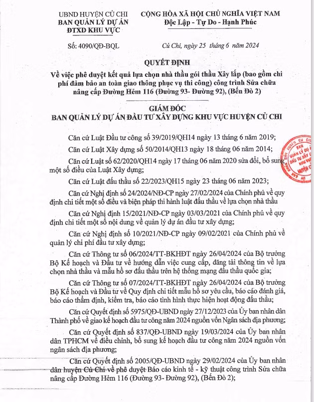 Dong Nai: Cty Hoang Kim Long trung goi thau xay moi TYT Phuoc Thien-Hinh-3